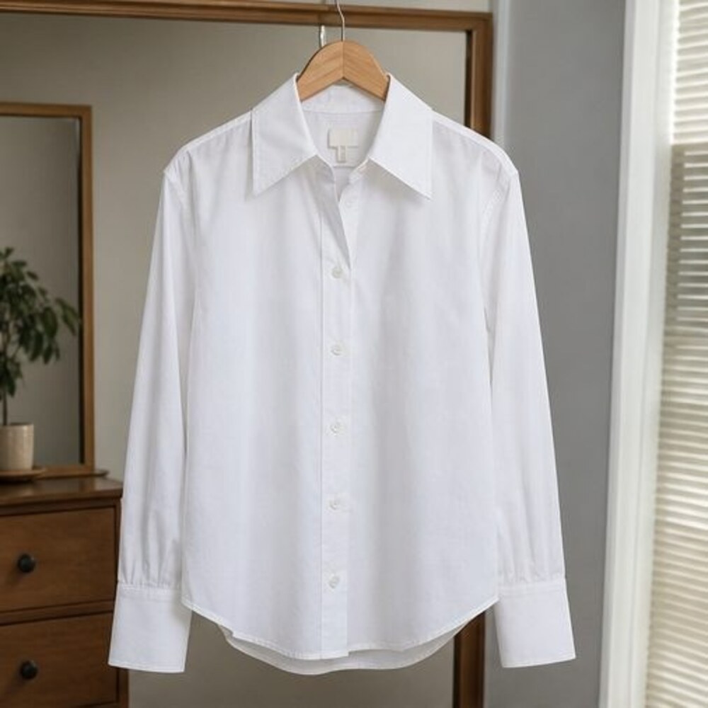 Camel Button Blouse